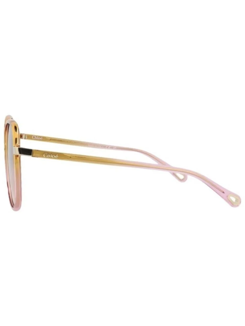 New Chloé Womens Square/Rectangle Yellow Yellow Orange Fashion Designer Sunglass